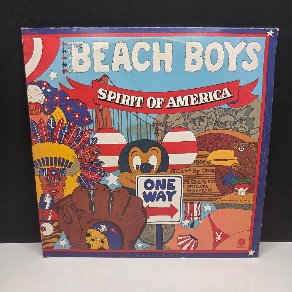 The Beach Boys Spirit of America Vinyl 2-LP 1975 Capitol SVBB-11384 Vintage Surf